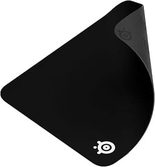 SteelSeries Gaming Mouse Pad Non-Slip Rubber Base 32cm x 27cm x 0.2cm QcK 63004 Black