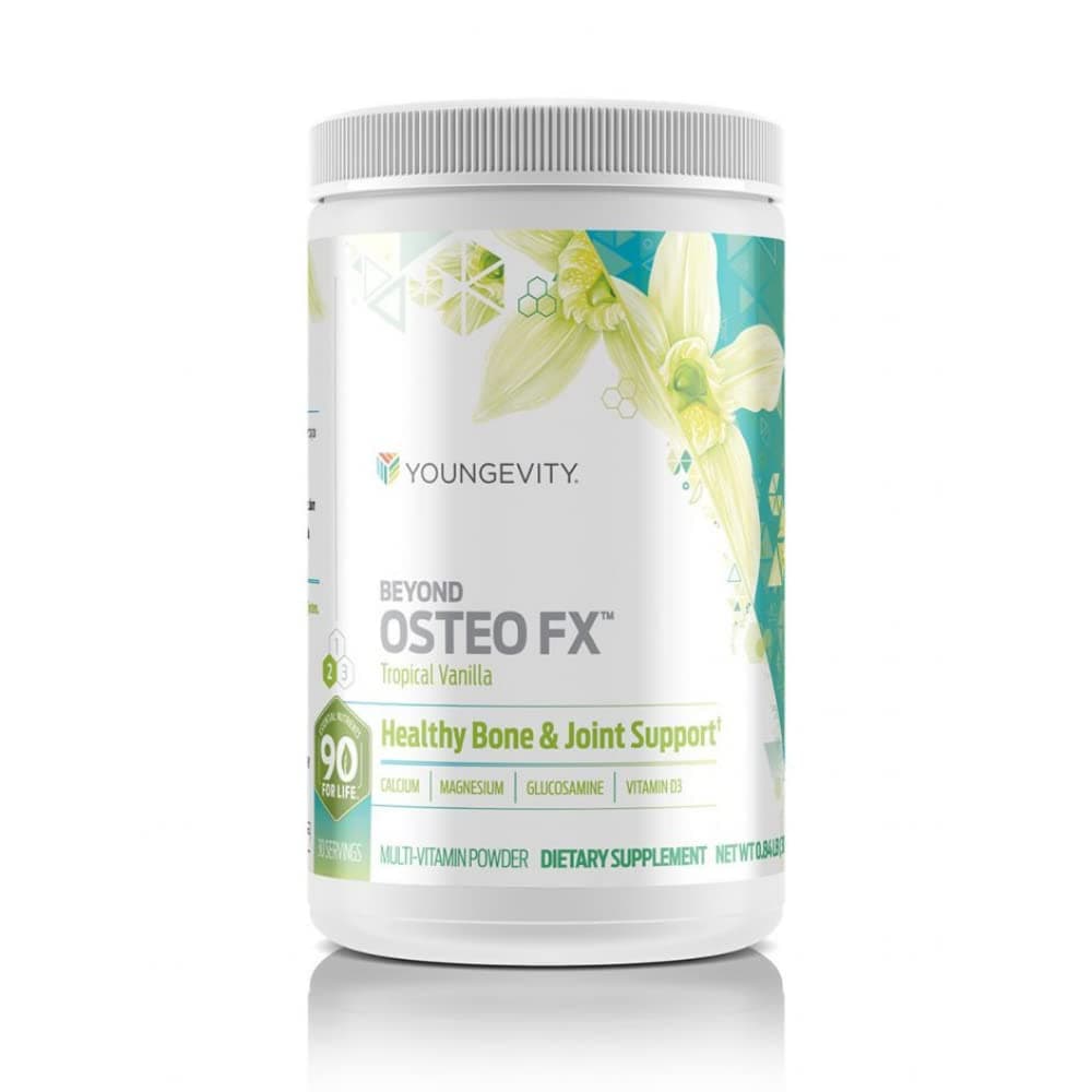 Youngevity Beyond Osteo FX - Tropical Vanilla | Healthy Bone & Joint Support | Multi-Vitamin Powder | 30 Servings (1 Canister)
