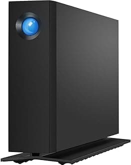 LaCie d2 Professional 14TB External Hard Drive Desktop HDD – Thunderbolt 3 USB-C USB 3.0, 7200 RPM Enterprise Class Drives, for Mac and PC Desktop, 1 Month Adobe CC (STHA14000800)