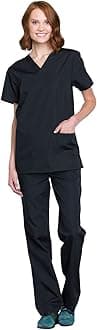Women's Unisex Scrub Top and Scrub Pant Set Medical Scrubs Set (pack of 2)