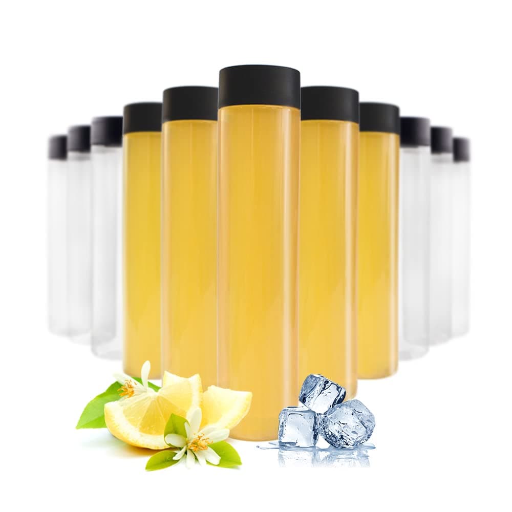 12 pack 16oz plastic juice bottles with lids