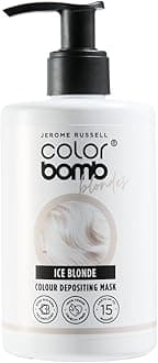 Colour Bomb Blondes – ICE BLONDE Colour Depositing Hair Mask – Nourishing, Semi-Permanent Colour & Shine Treatment – Vegan, Cruelty-Free, 300 ml