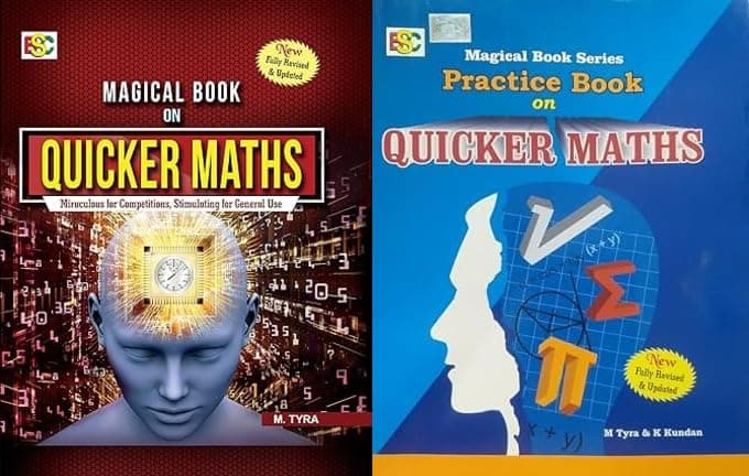 BSC MAGICAL BOOK ON QUICKER MATHS & PRACTICE BOOK ON QUICKER MATHS (MAGICAL BOOK SERIES) BY M TYRA & K KUNDAN NEW FULLY REVIESE & UPDATED TO 2022-23