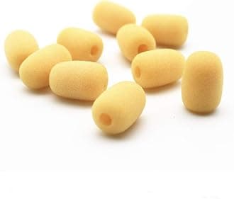 Foam Cover Windscreen Compatible with Headset Microphone,5mm Inner Circular,Hole Ear-Hook Headset Microphones(Pack of 10)