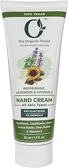 100% Plant Based Lavender & Peppermint Shea Butter Hand Cream – Organic & Vegan Hand Cream for Women – Natural Hands Cream for Very Dry Skin & Working Hands