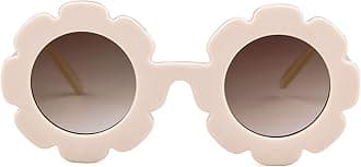 Flowers Shaped Sun Glasses Retro UV407 Protection Sunglasses For Children Girl Boy Gifts