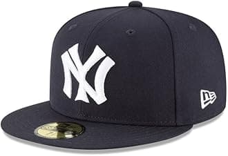 New EraMLB 59FIFTY Cooperstown Authentic Collection Fitted On Field Game Cap Hat (7 3/4, New York Yankees Navy Cooperstown)