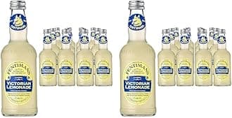 Fentimans Traditional Victorian Lemonade - Botanically Brewed Lemonade with Lemon Juice - Exquisitely Crafted & Refreshing Soft Drinks - Gluten-Free and Vegan Friendly Soft Drinks - 12 x 275ml Bottles