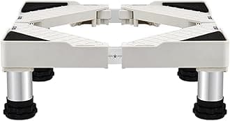 Heavy Duty Washing Machine Pedestal Dryer Stand Adjustable Base Refrigerator Stand height 14-17cm Appliance ice maker Pedestal Stand for Dryers,Cookers,Fridges,Freezers (4 Legs,14-17cm)