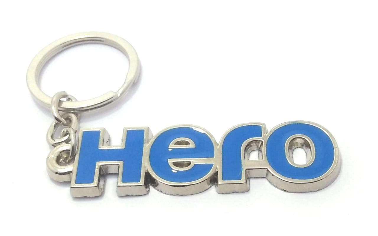 Key Tech Hero Metal Keychain (Blue)