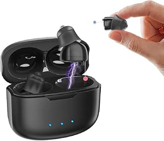 Rechargeable Hearing Aids for Seniors, 16-Channels Hearing Aids, Invisible Digital Hearing Amplifier Devices for Ear with Noise Reduction