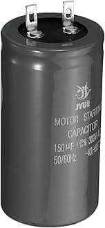 – Motor Start Capacitor, 150uf 300V 50/60Hz CD60 Running Capacitor for Air Conditioners, Electric Motor Starts