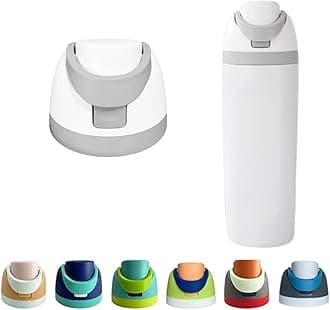 Replacement Cap for Owala Freesip, Replacement Lid Compatible with Owala Cup sizes 16oz 24oz 32oz 40oz this BPA-free One-Touch Water Bottle Top Cap ensures a leak-proof seal (White)