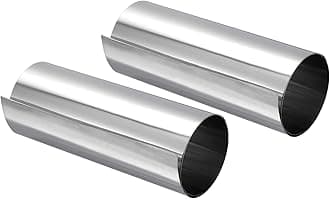 uxcell 0.05x150x1000mm 304 Stainless Steel Roll Sheet Fine Plate Sheet Foil for Crafts, Electronic Equipment, Silver Tone 2Pcs