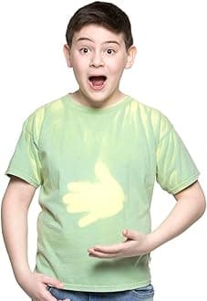 Shadow ShifterColour Changing Kids Short Sleeve T-Shirts for Children Heat Reactive Like 90s Hypercolor