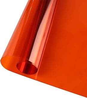 Halloween Transparent Film, Decorative Window Film Window Tint Film Colored Window Film Adhesive Vinyl Sun Blocking Heat Control Film for Halloween School Home Decoration