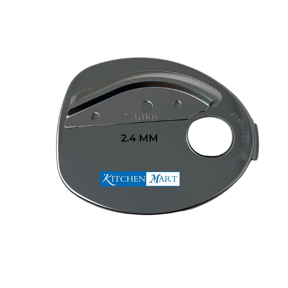 Kitchen Mart Replacement Slicing Blade Attachment compatible with Preethi Zodiac Mixer Grinder's MasterChef Plus jar (Black, 2.4mm Thick)