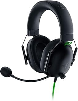 Razer BlackShark V2 X Wired Gaming On Ear Headset - Black|7.1 Surround Sound-50mm Drivers-Memory Foam Cushion-for PC,PS4,PS5,Switch,Xbox One,Xbox Series X|S,Mobile-3.5mm Audio Jack-RZ04-03240100-R3M1