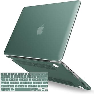 IBENZER Compatible with MacBook Pro 15 Inch Case 2015 2014 2013 2012 A1398, Hard Shell Case with Keyboard Cover for Old Version Apple Mac Pro Retina 15, Midnight Green, MR15-MTGN+1