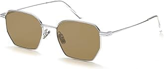 Veda Tinda VisionSunglasses for Women Trendy Retro 70s 90s Womens Oval and Square Shades UV400 Protection with Glasses Chain