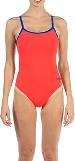 Women's Palm Print Challenge Back Maxlife One Piece Swimsuit