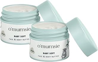 - o'mumsie Baby Body Butter Moisturizer Lotion | For Healing Eczema, For Normal To Dry Sensitive Skin | Enriched with Oatmeal & Cocoa Butter - 100 GM, Pack of 2