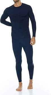 ThermajohnLong Johns Thermal Underwear for Men Fleece Lined Base Layer Set for Cold Weather
