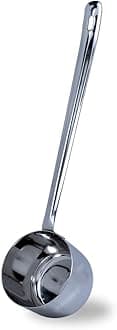 KUVI Stainless Steel Spoon with Long Handle | Doya/Loti Tea Pourer | Water Dispenser Ladle | Canteen Server | Quint Ladle/Cute ladle/Ghee,Tadka Ladle for Cooking