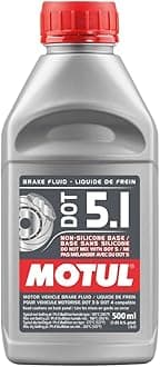 DOT 5.1 Synthetic Brake Fluid - Non-Silicone Based Formula, 500ml Bottle (100951)
