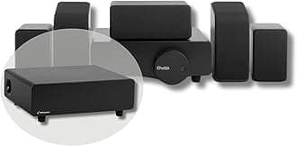Platin Monaco 5.2.2 Home Theater System - Wireless Surround Sound System with Dual Subwoofers and Upward Firing Speakers - THX Tuned & WiSA Certified