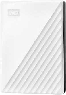 – 6TB My Passport portable external storage, external hard drive, USB 3.0, portable HDD with software for device management, backup and password protection, works with PC, Xbox &Playstation, White