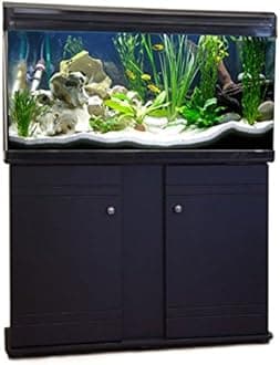 Aquarium Fish Tank & Cabinet (120cm / 220L, Black)