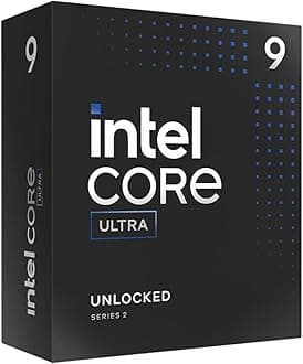 Intel Core Ultra 9 Desktop Processor 285K - 24 cores (8 P-cores + 16 E-cores) and 24 threads - Up to 5.7 GHz unlocked - 40 MB Cache - Compatible with Intel 800 series chipset-based motherboards - Inte