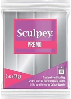 Sculpey 39005129 Scalpy Premo, 2 oz, Silver