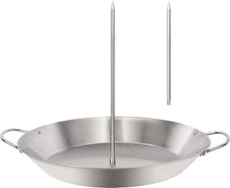 Food-Grade 304 Stainless Steel Vertical Skewer for Tacos Al Pastor,Brazilian Barbecue Skewer Stand Meat Spit for Grill,Brazilian Churrasco Skewer for Shawarma,Kebabs