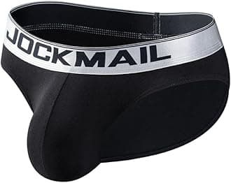 JOCKMAIL Mens Briefs Underwear Men's Cotton Brief Breathable Soft Briefs Sports Underwear for Men