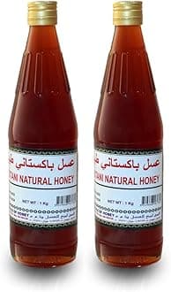 Pakistani Natural Honey 1 KG X 2 (2 X عسل زهور طبيعي باكستاني(1 كيلو