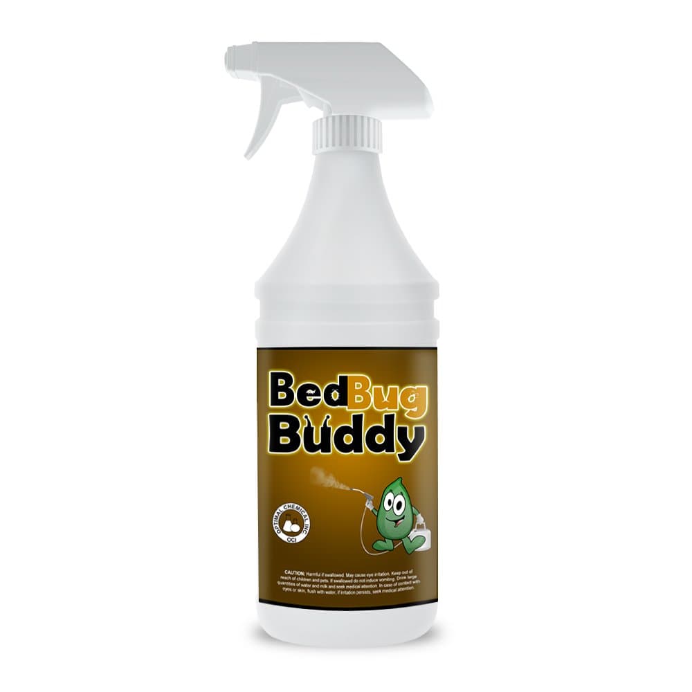 Bed Bug Killer & Residual Prevention By Bed Bug Buddy - Natural Bed Bug Spray & Pesticide Exempt By EPA - Used By Professionals & Health Facilities - Child & Pet Safe - 32oz