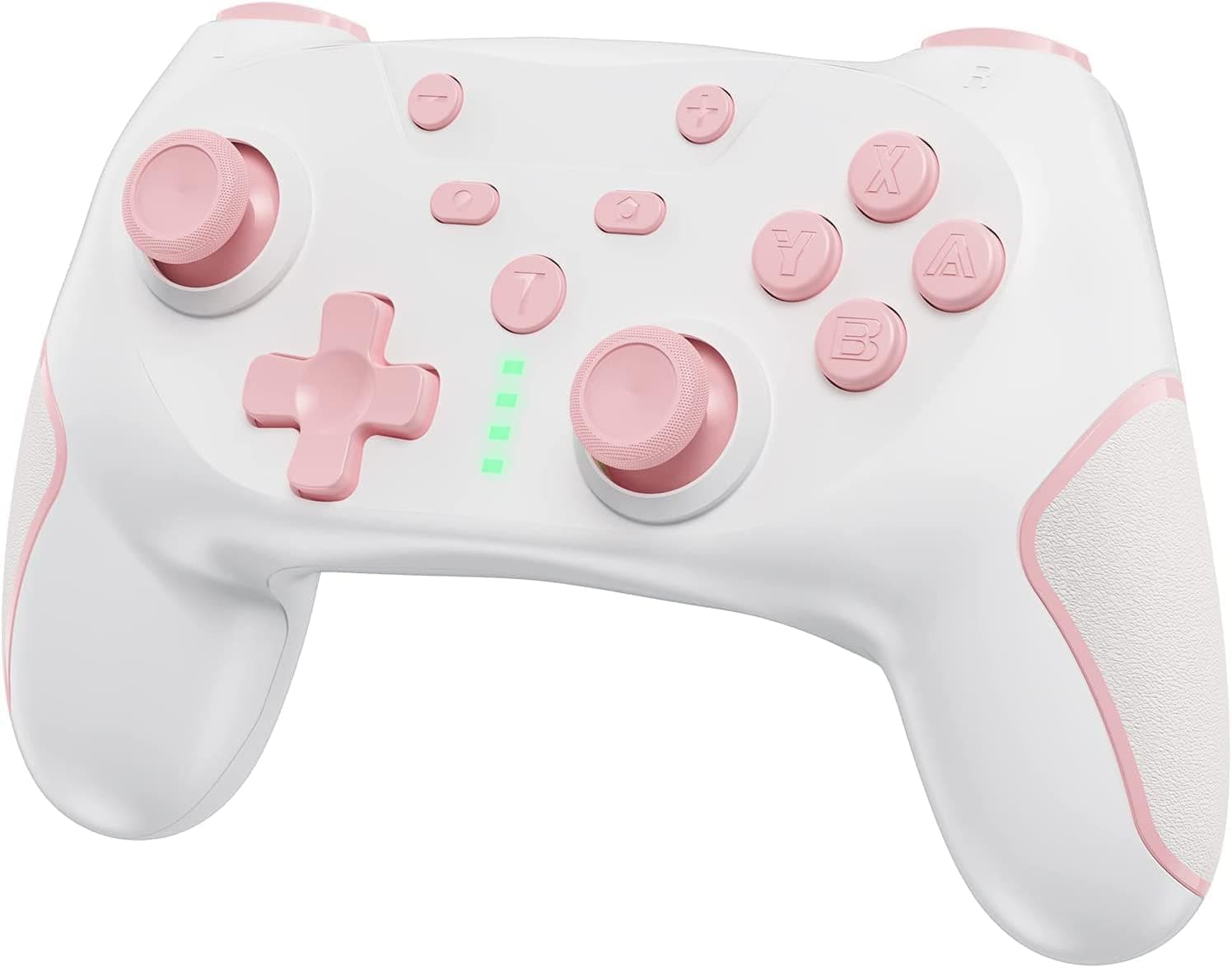 Matbip Wireless Pro Controller for Switch/Switch 2/Switch Lite/Switch OLED, wireless controller for switch with 2 back buttons, 3-level TURBO adjustable (Pink)