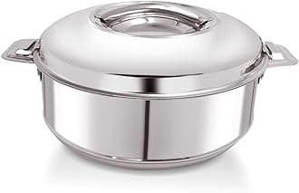 WARMEO Stainless Steel Solid Casserole - 1000ml, Set of 1, Silver