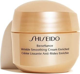 ShiseidoBenefiance Wrinkle Smoothing Cream Enriched - Mini Size, 20 mL - Anti-Aging Moisturizer for Dry to Very Dry Skin - Visibly Corrects Wrinkles & Intensely Hydrates - Non-Comedogenic