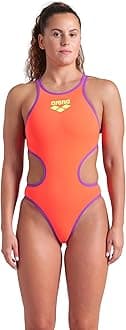 One Big Logo Women's Swimsuit Tech One Back One Piece Construction MaxLife Training Suit
