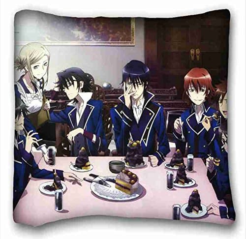 Generic Personalized ( Anime K Project ) Soft Pillow Case Cover 16*16 Inch (One Sides)Zippered Pillowcase suitable for California King-bed PC-Yellow-13074