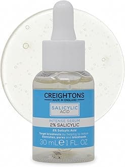 Creightons Salicylic Acid Intense Serum 2% (30ml) – Reduces Blemishes, Pores & Blackheads | Dermatologically Tested, Vegan & Cruelty-Free | For Oily/Blemish-Prone Skin