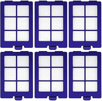 2/6 Pcs Hepa Filters Parts For Eufy Robovac X8, X8 Hybrid Robot Vacuum Cleaners Accessories Replacement (6 Pcs)