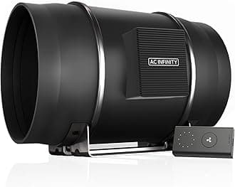 CLOUDLINE S10, Quiet 250mm Inline Duct Fan with Speed Controller - Ventilation Exhaust Fan for Heating Cooling Booster, Grow Tents, Hydroponics, 10-Inch