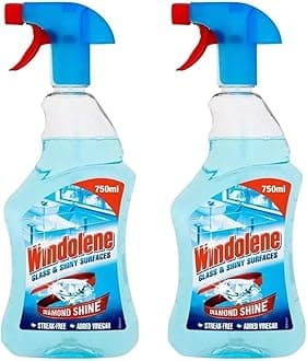 Windolene 4 Action Glass & Shiny Surfaces Spray (500ml) - Pack of 2