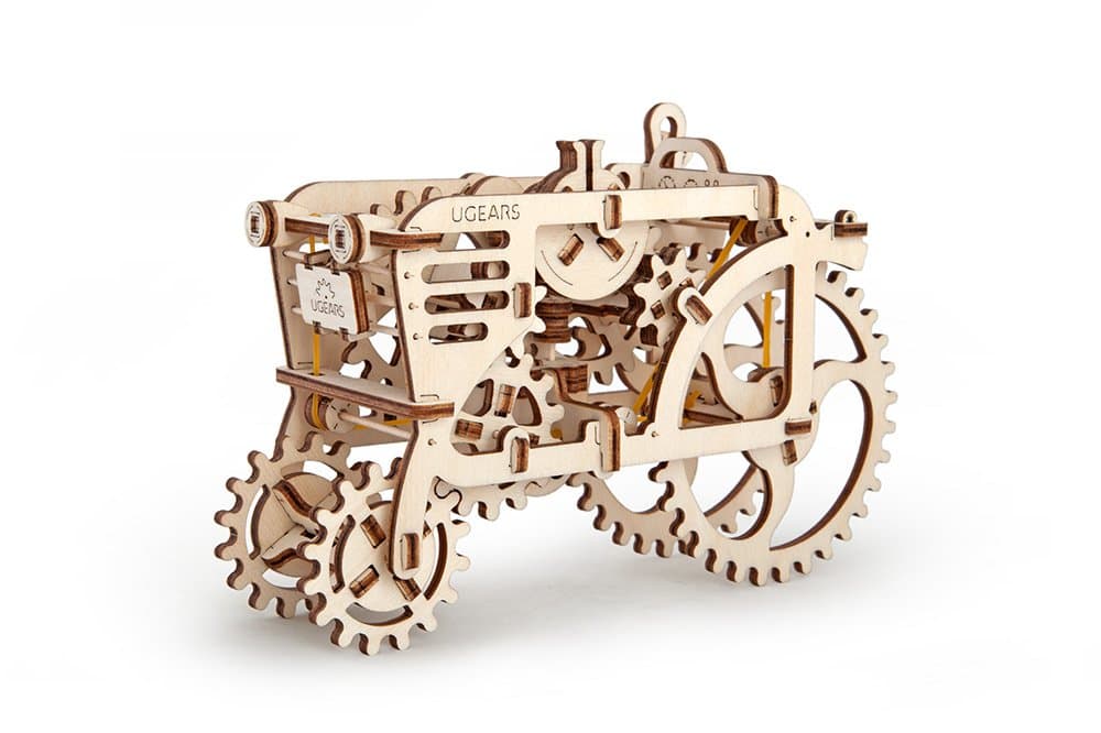 Models 3-D Wooden Puzzle - Mechanical Tractor