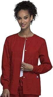 Snap Front Workwear Originals Scrub Jackets for Women 4350