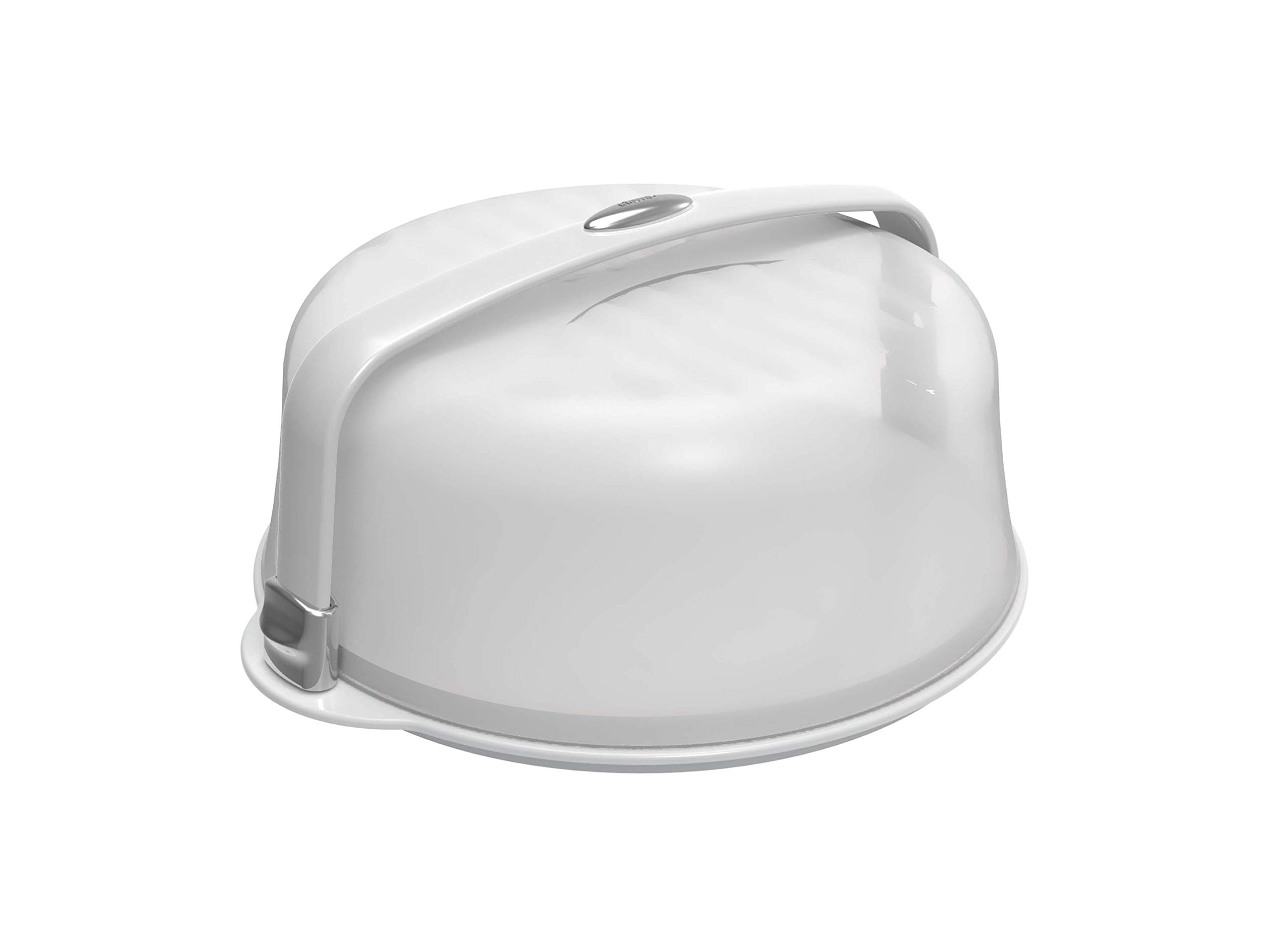 Biesse Casa31cm Cake Dome - White, Polypropylene/San Material